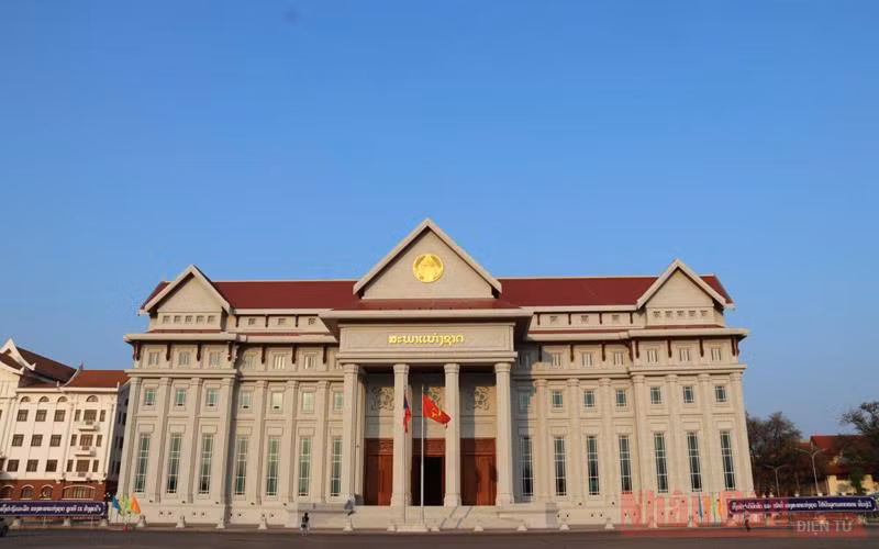 Khai mạc trọng thể kỳ họp thứ nhất Quốc hội Lào khóa IX -0