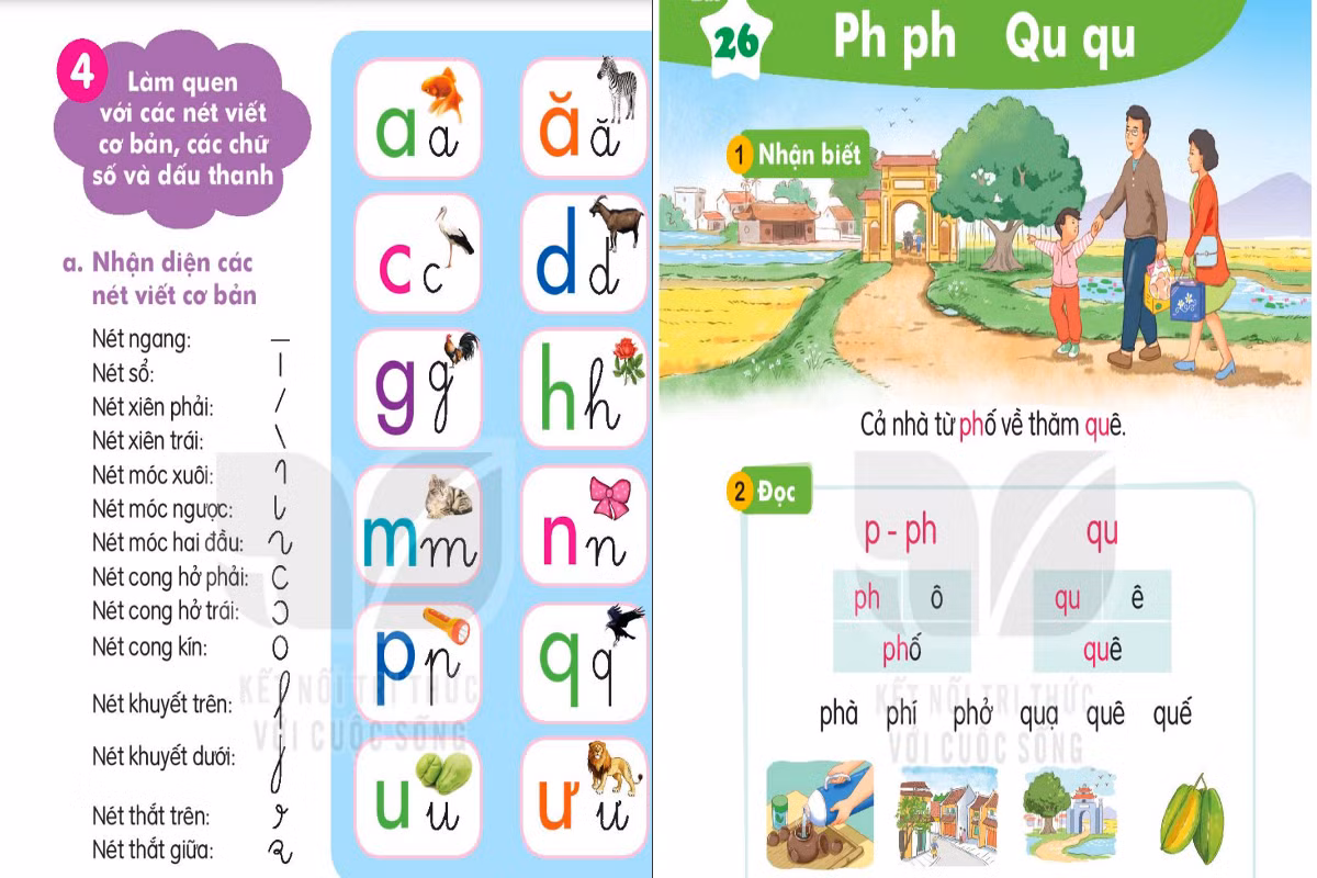 Thực hư việc sách Tiếng Việt lớp 1 bỏ dạy chữ “p”, “q” và các vần khó -0