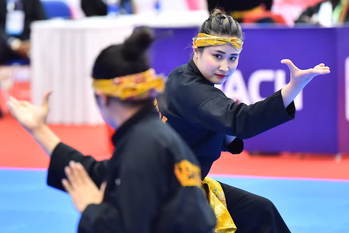 Bài biểu diễn mang về tấm huy chương Vàng đầu tiên cho Pencak Silat Việt Nam tại SEA Games 31 -3