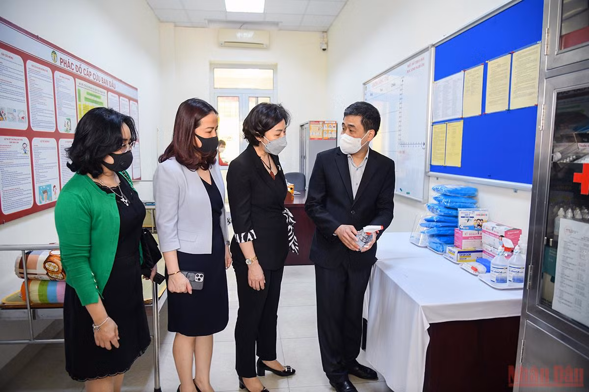 Hà Nội: Sẵn sàng đón học sinh tiểu học và lớp 6 quay trở lại trường -0