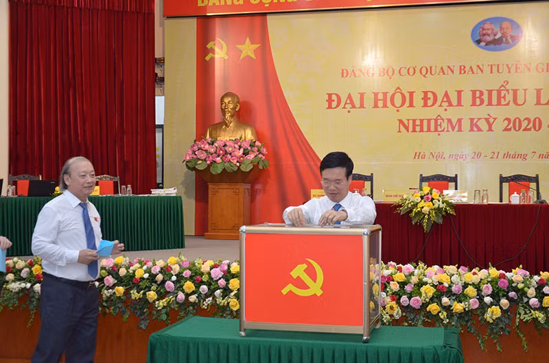 Đại hội Đảng bộ cơ quan Ban Tuyên giáo T.Ư -0