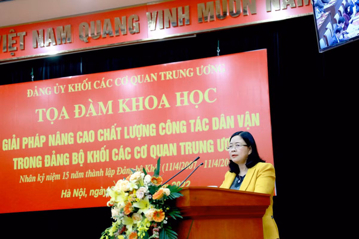 Nâng cao chất lượng công tác dân vận trong Đảng bộ Khối&nbsp;các cơ quan Trung ương -0