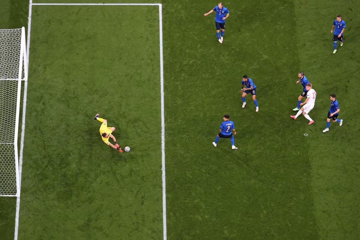 Thắng kịch tính luân lưu, Italia vào chung kết EURO 2020 -0