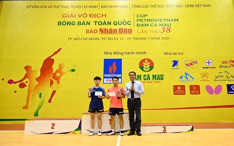 Bế mạc và trao giải Giải vô địch bóng bàn toàn quốc Báo Nhân Dân lần thứ 38 -0