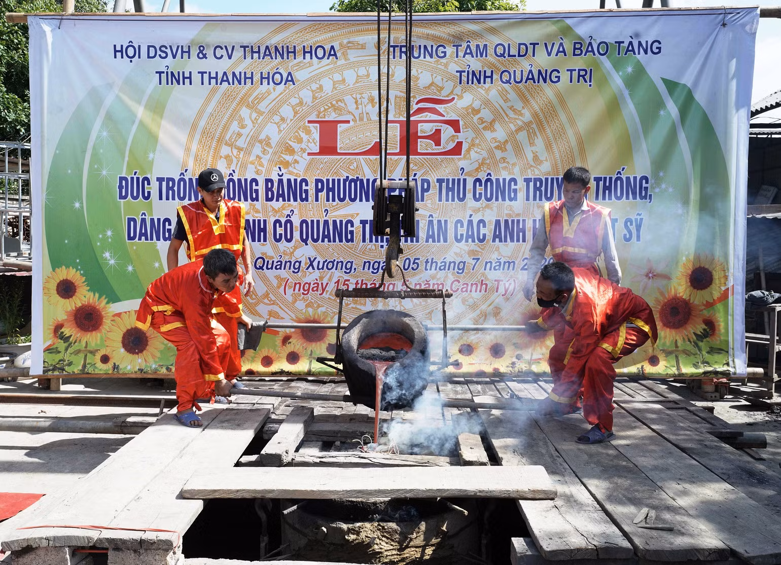 Thanh Hóa đúc trống đồng dâng tặng, trưng bày tại Thành cổ Quảng Trị -0