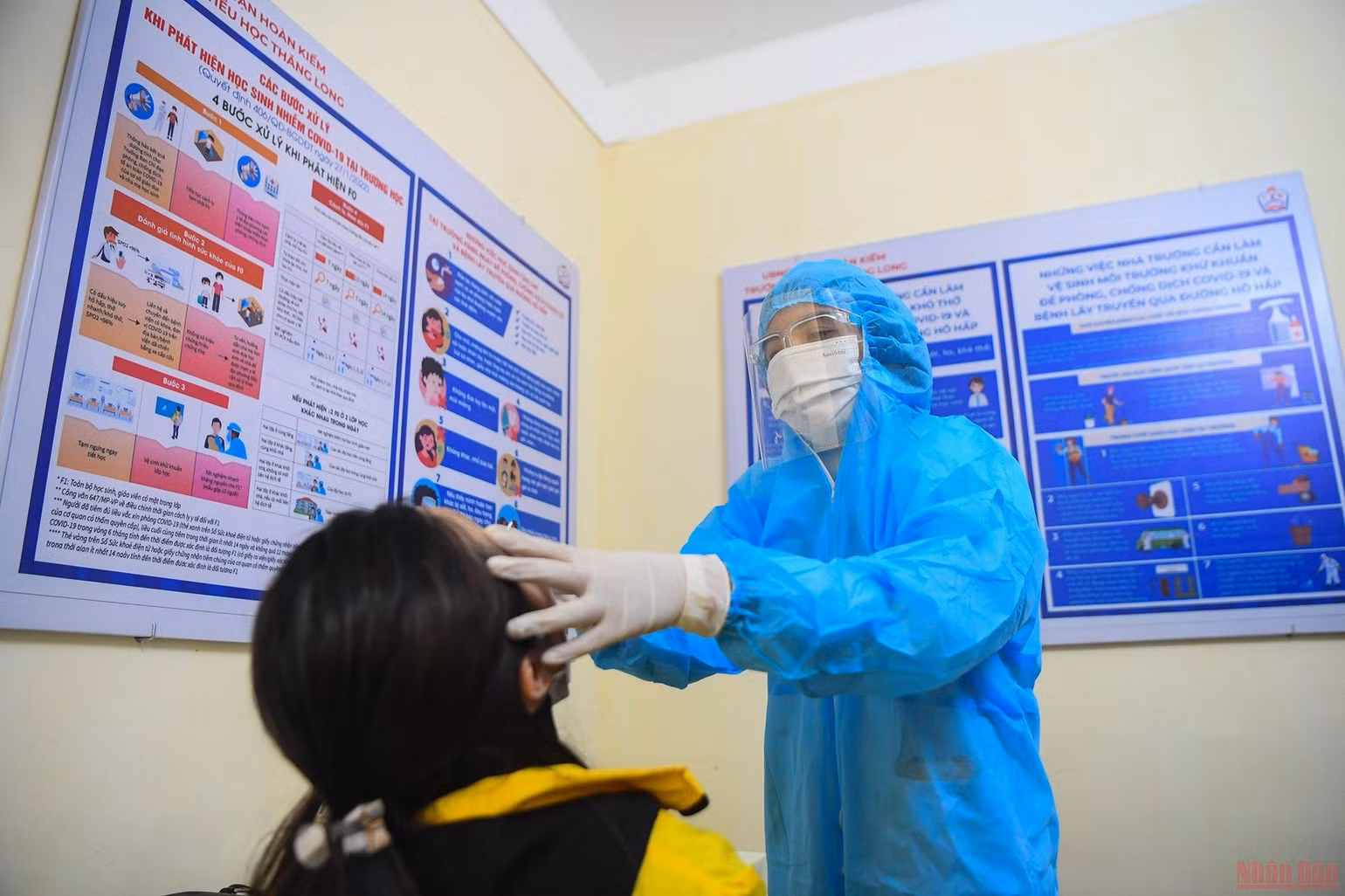 Trường tiểu học ở Hà Nội đón học sinh trở lại: Cẩn trọng từ khâu nhỏ nhất -0