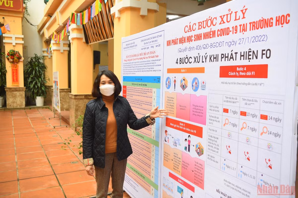 Trường tiểu học ở Hà Nội đón học sinh trở lại: Cẩn trọng từ khâu nhỏ nhất -0