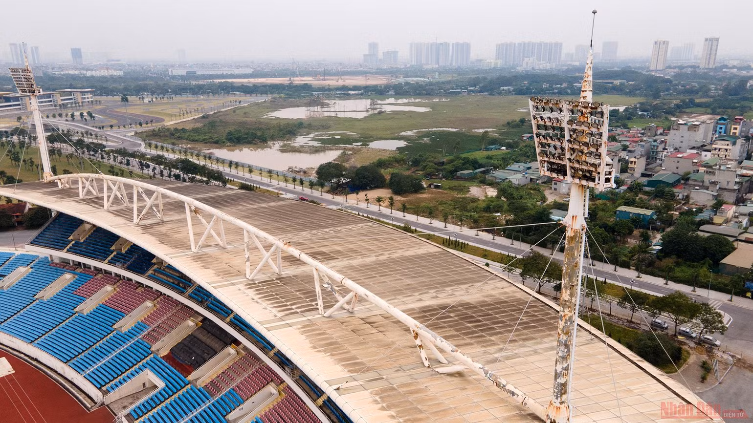 Cận cảnh công trường nâng cấp Sân vận động quốc gia Mỹ Đình phục vụ SEA Games 31 -0