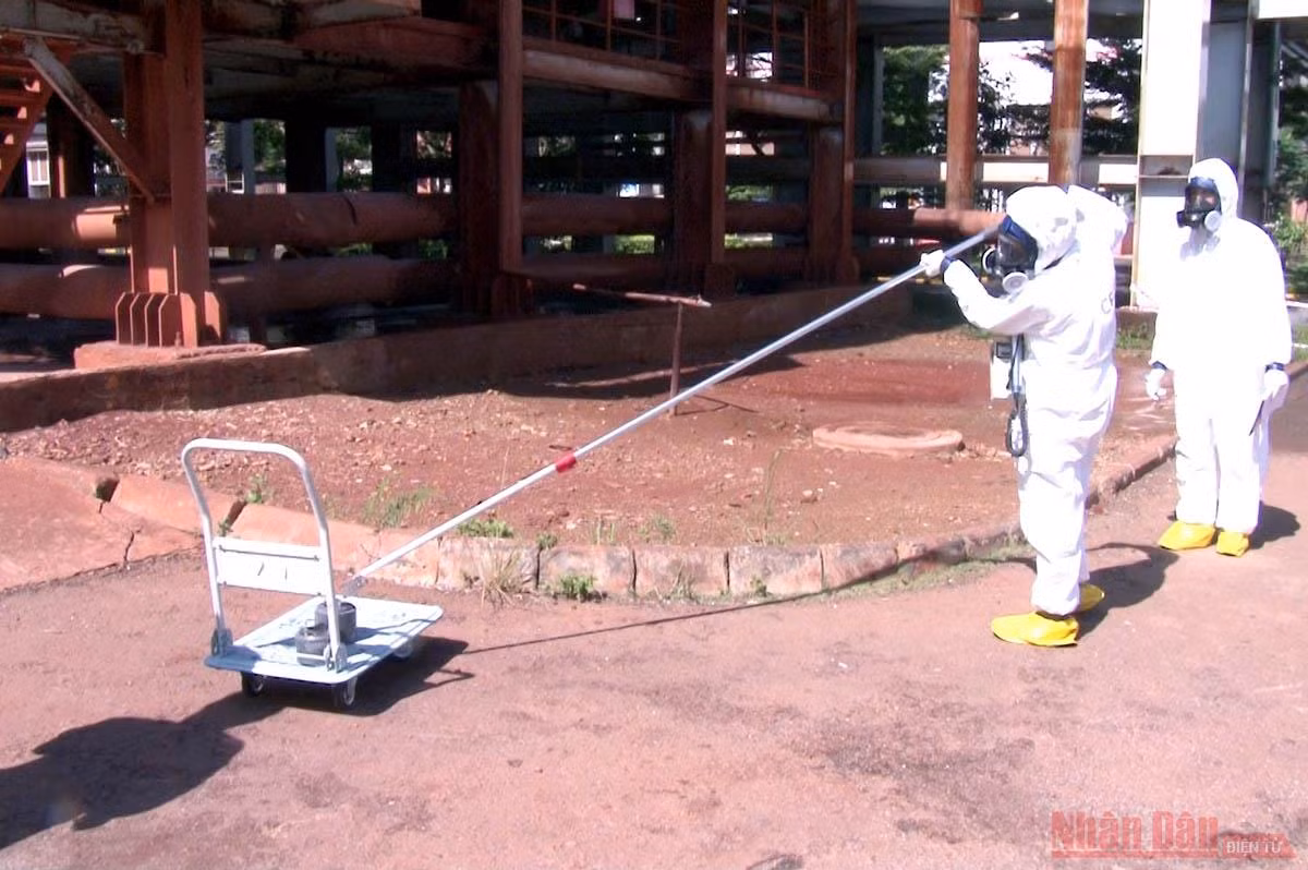 Diễn tập ứng phó sự cố bức xạ và hạt nhân tại Lâm Đồng -0