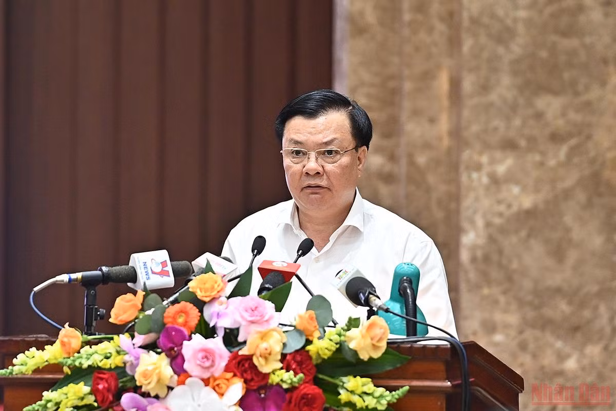 Hội nghị triển khai Nghị quyết của Bộ Chính trị về phát triển Thủ đô Hà Nội -3