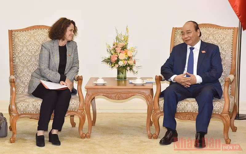 Thủ tướng Nguyễn Xuân Phúc tiếp Điều phối viên thường trú LHQ và Giám đốc quốc gia WB tại Việt Nam -0
