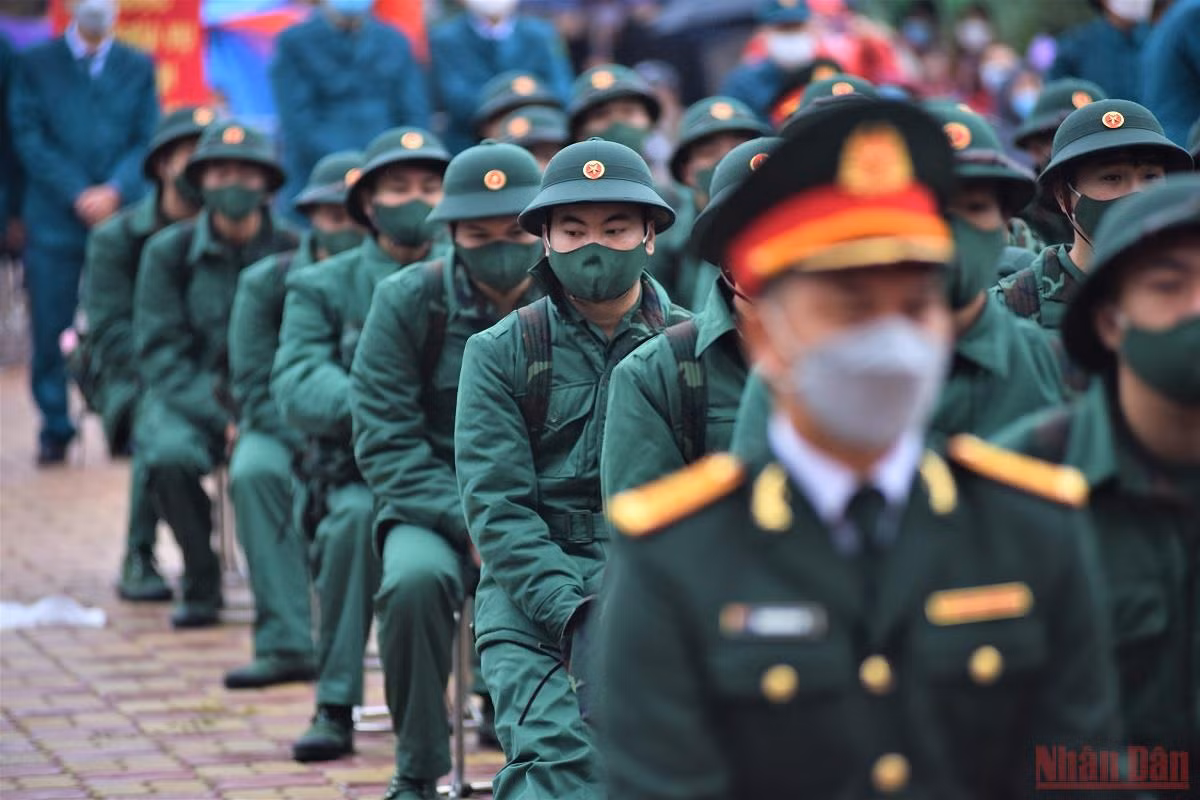30 quận huyện, thị xã Hà Nội tổ chức lễ giao nhận quân năm 2022 -0