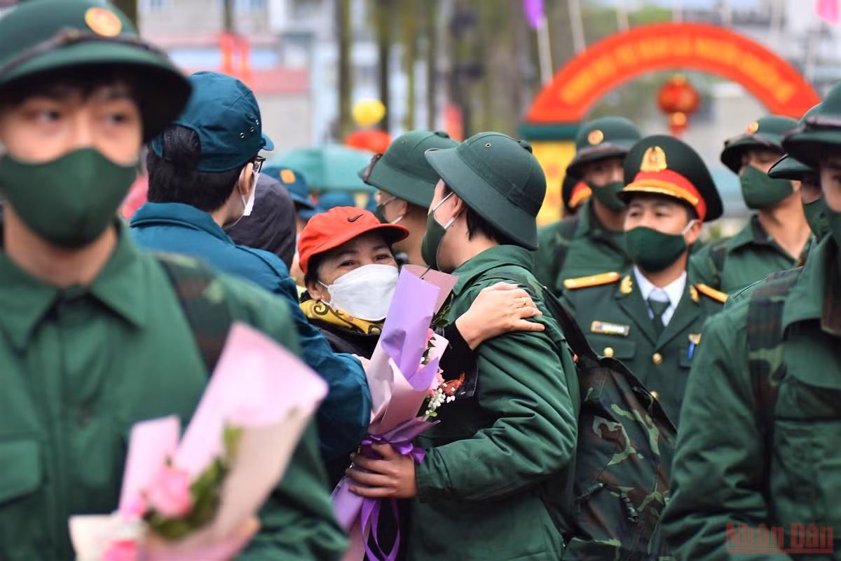 30 quận huyện, thị xã Hà Nội tổ chức lễ giao nhận quân năm 2022 -0