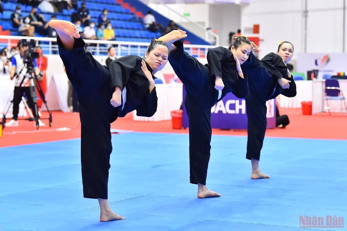 Bài biểu diễn mang về tấm huy chương Vàng đầu tiên cho Pencak Silat Việt Nam tại SEA Games 31 -3