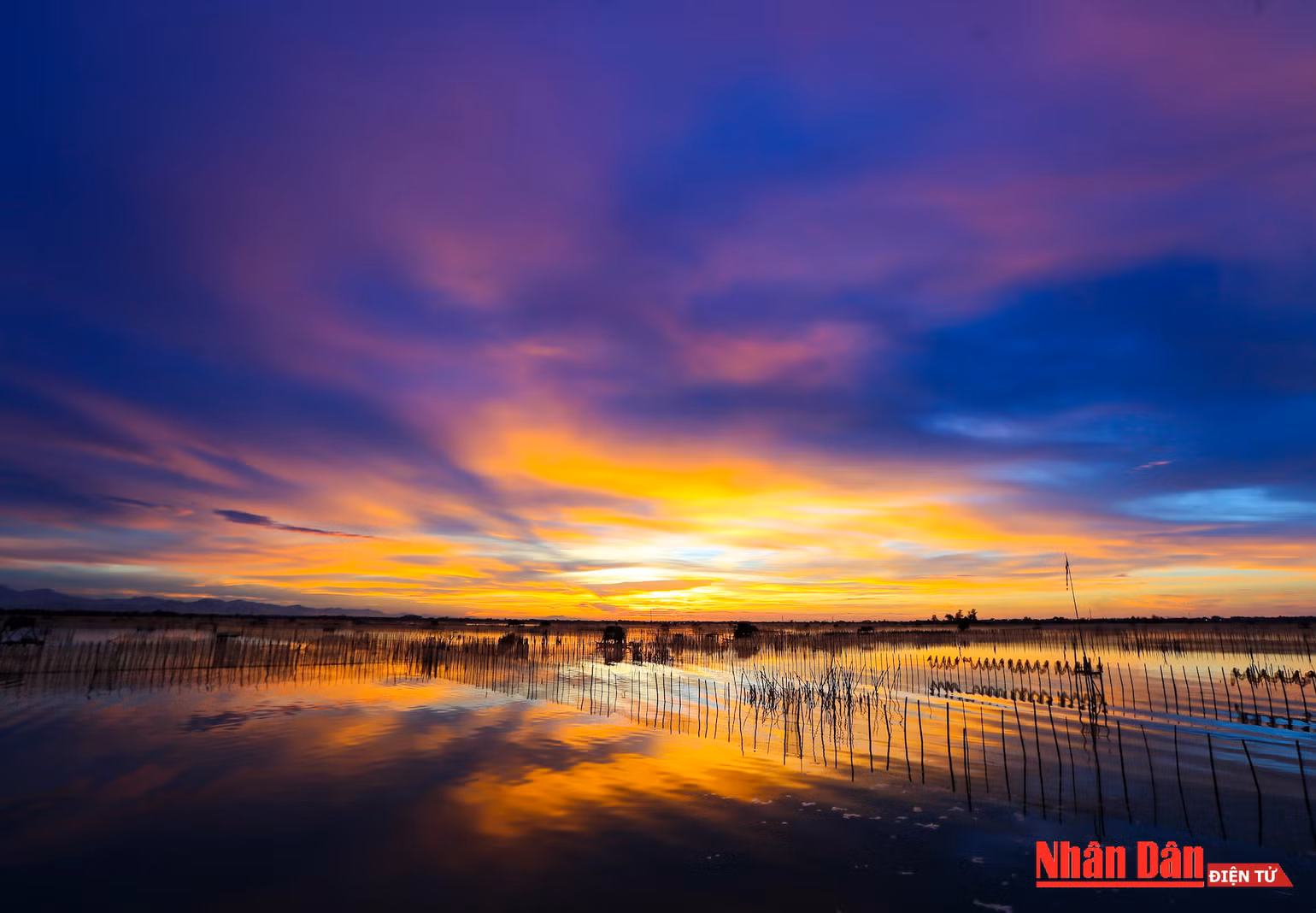 Hoàng hôn tuyệt đẹp trên phá Tam Giang -0