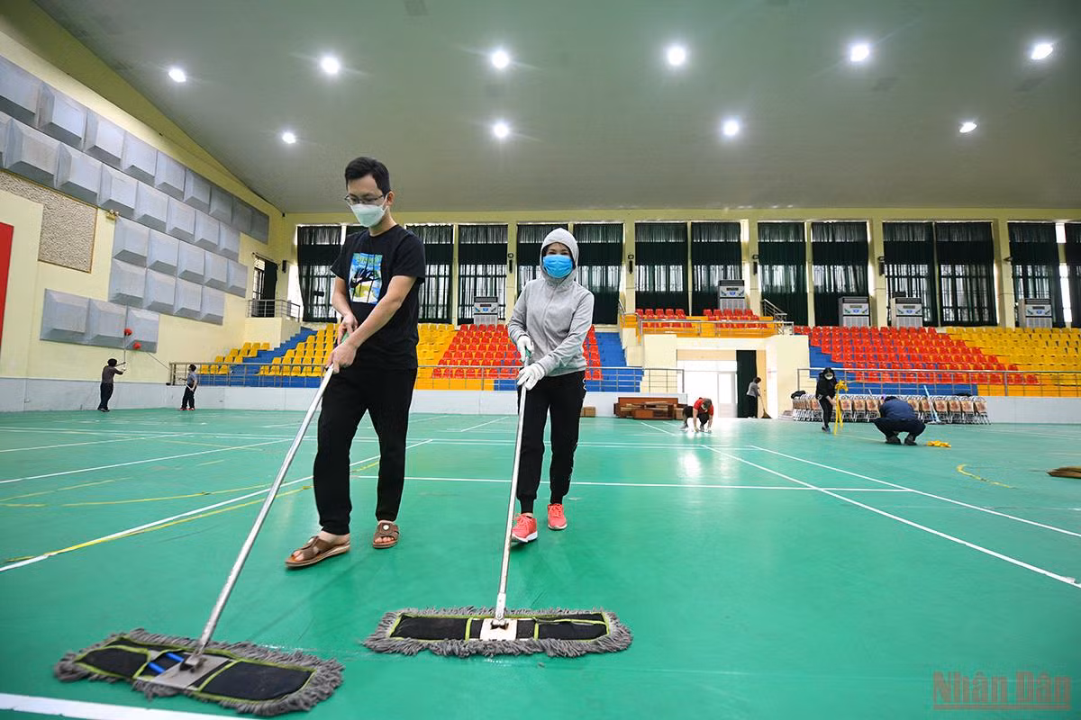 Hà Nội: Các nhà thi đấu, sân vận động gấp rút chuẩn bị cho SEA Games 31 -0
