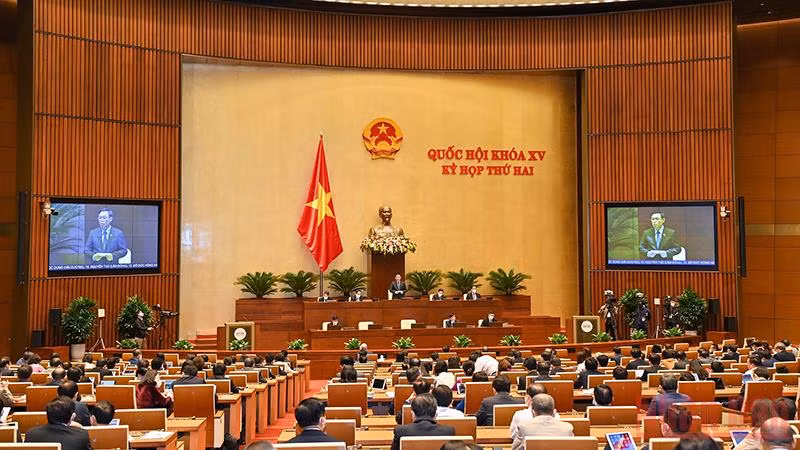 Chủ tịch Quốc hội Vương Đình Huệ chủ trì phiên chất vấn đầu tiên của nhiệm kỳ Quốc hội khóa XV -0
