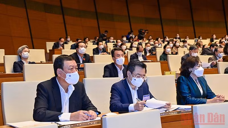 Chủ tịch Quốc hội Vương Đình Huệ chủ trì phiên chất vấn đầu tiên của nhiệm kỳ Quốc hội khóa XV -0