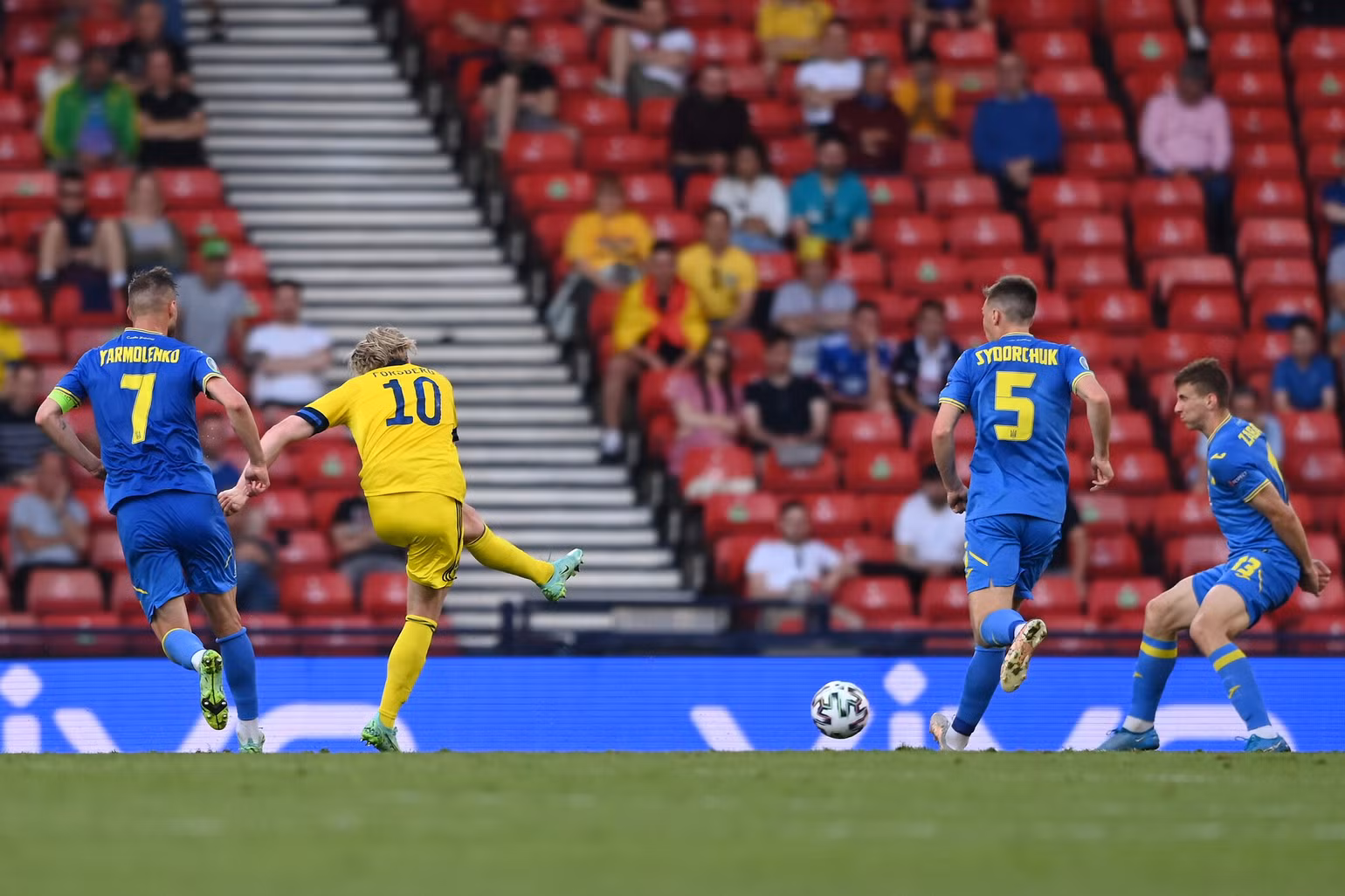 Bàn thắng “vàng” phút 120 đưa Ukraine vào tứ kết Euro 2020 -0