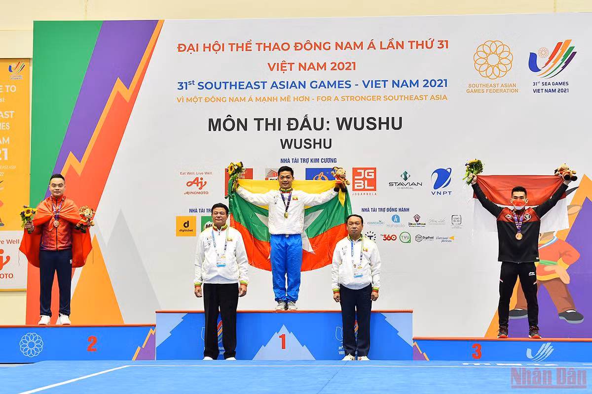 Đội taolu wushu Việt Nam hoàn thành nhiệm vụ tại SEA Games 31 -0