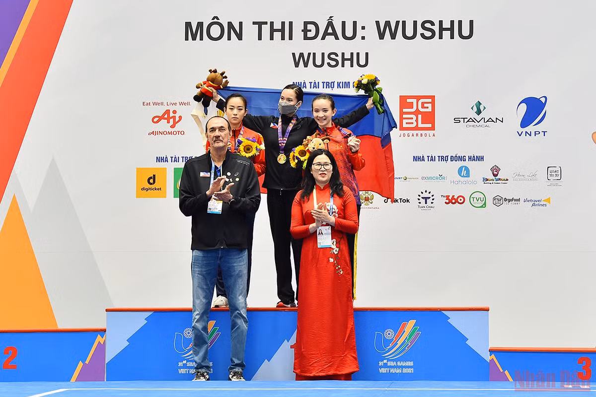 Đội taolu wushu Việt Nam hoàn thành nhiệm vụ tại SEA Games 31 -0