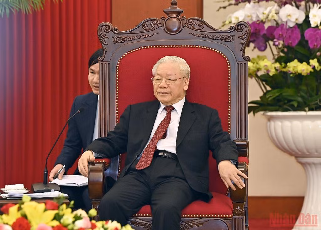 Tổng Bí thư Nguyễn Phú Trọng tiếp Thủ tướng Nhật Bản Kishida Fumio -0