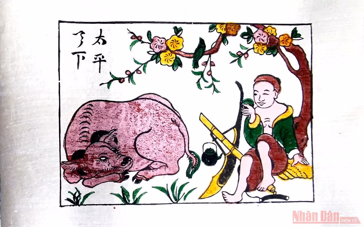 Trâu từ tâm thức “in” ra hiện vật và hình ảnh -0