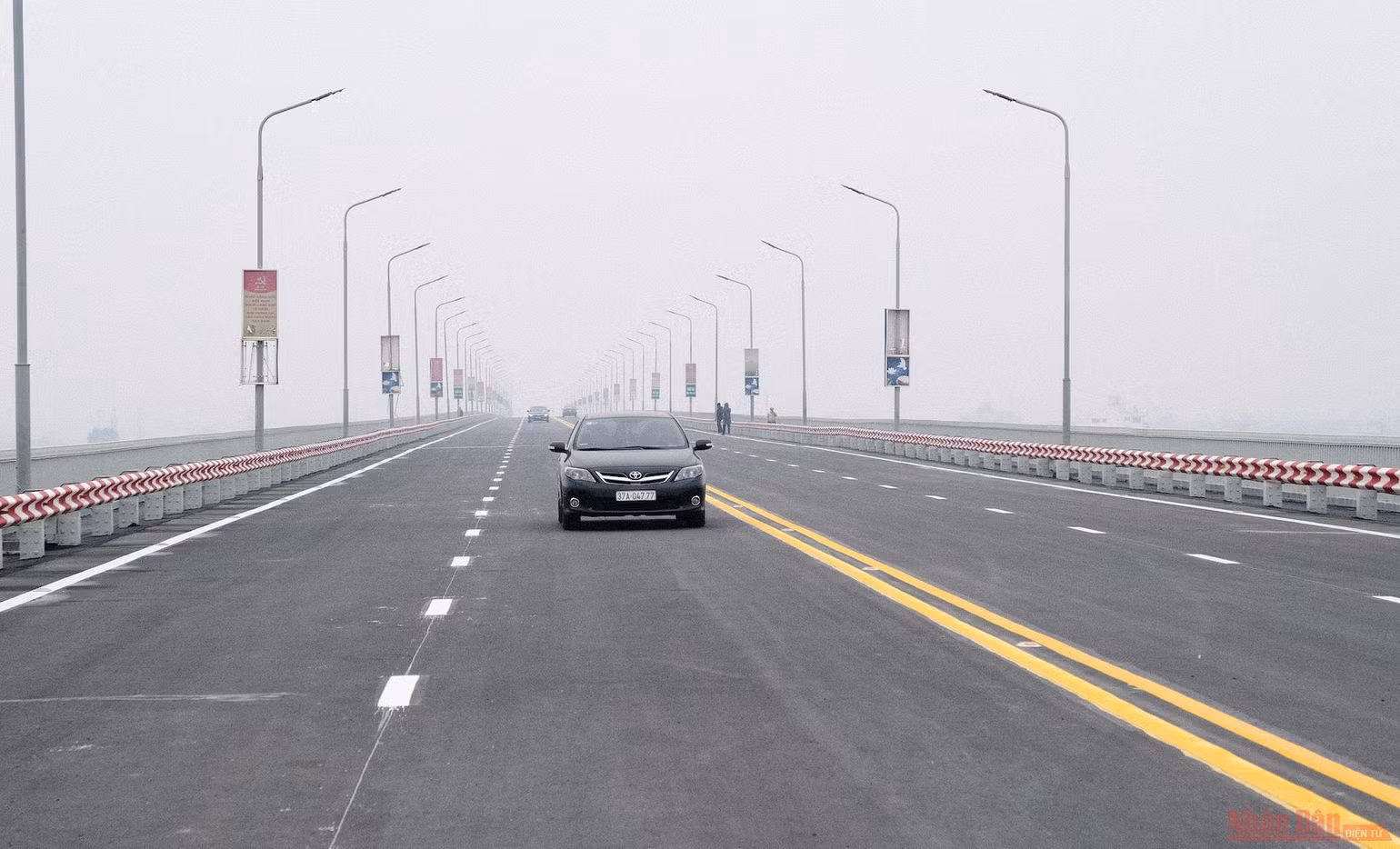 Cầu Thăng Long chính thức thông xe sau gần năm tháng sửa chữa -0