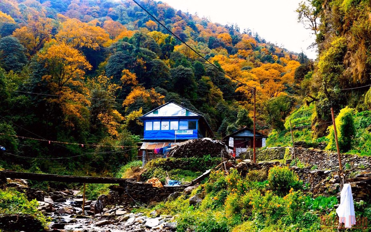 Sắc thu rực rỡ ở Nepal -3