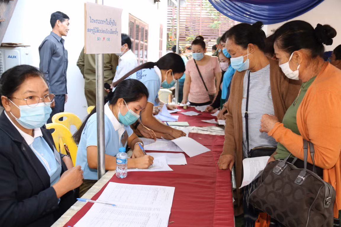 Lào tiến hành bầu cử Quốc hội khóa IX -0
