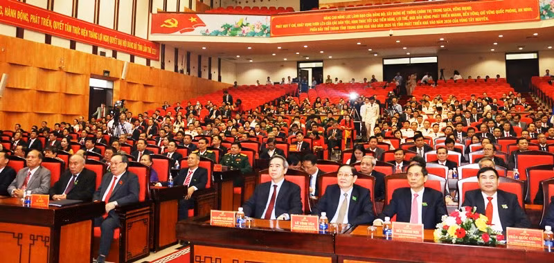 Khai mạc Đại hội Đảng bộ tỉnh Đắk Nông lần thứ 12 -0