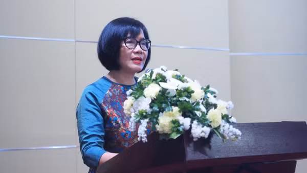 Thứ trưởng Tư pháp Đặng Hoàng Oanh phát biểu khai mạc hội thảo. (Ảnh: TL)