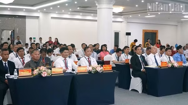 Đại biểu dự hội nghị xúc tiến thương mại, thúc đẩy xuất nhập khẩu khu vực miền bắc năm 2026. (Ảnh: LÊ LAN)