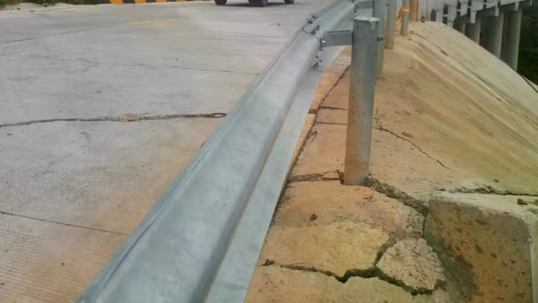 Một trong những vị trí hư hỏng. (Ảnh: Hợp Nhất)