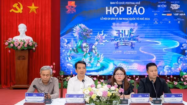 Lần đầu tiên, Huế chính thức giới thiệu Lễ hội Di sản và Âm nhạc quốc tế Huế-Huế Wonderverse Music Fest 2026 với định hướng phát triển thành thương hiệu lễ hội thường niên mang tầm quốc tế. 