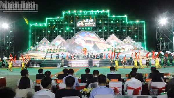 Quang cảnh lễ khai mạc Lễ hội Sầu riêng Đắk Lắk năm 2026. (Ảnh: Nguyễn Công Lý)
