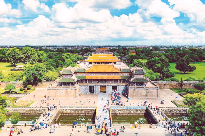 Quần thể di tích Cố đô Huế, không gian di sản tiêu biểu trong hành trình “Hộ chiếu du lịch”. (Ảnh: Sở Du lịch thành phố Huế)