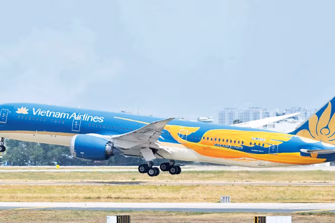 Máy bay mới, hiện đại của Vietnam Airlines.