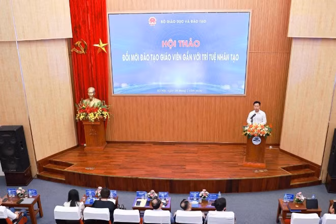 Quang cảnh hội thảo. (Ảnh: THANH TÙNG)