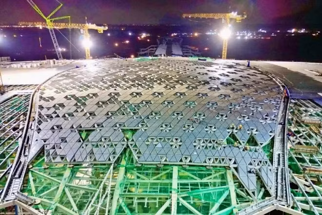 Đơn vị thi công lắp đặt hạng mục nhà ga hành khách Cảng Hàng không quốc tế Long Thành.