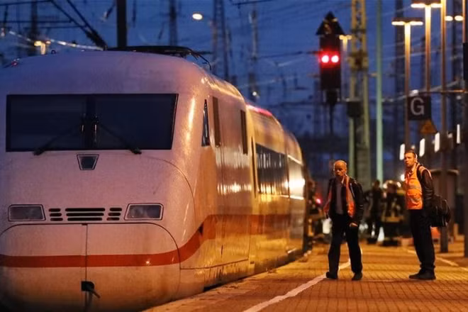 Tàu hỏa trật bánh ở Dortmund, Đức (Ảnh minh họa: Tân Hoa xã)