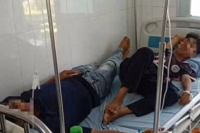 Những thành viên trong gia đình đang được điều trị tại bệnh viện.