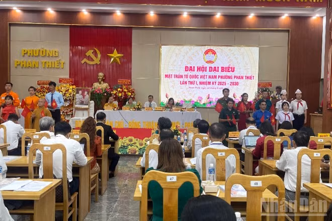 Ủy ban Mặt trận Tổ quốc Việt Nam phường Phan Thiết tổ chức Đại hội đại biểu lần thứ I.