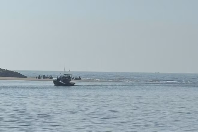 Hiện trường vụ tai nạn.