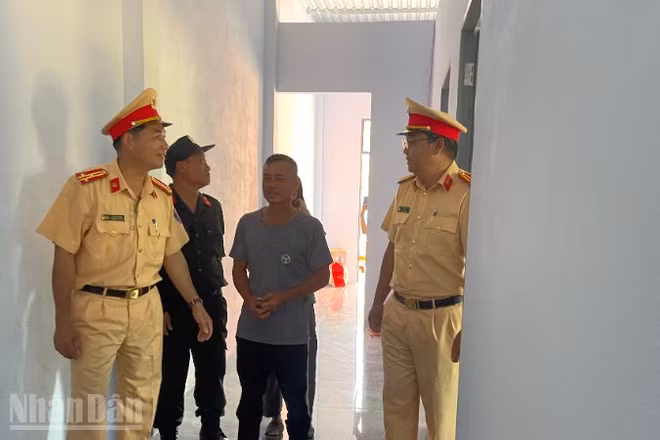 Căn nhà mới được trao tặng cho ông Nguyễn Ngọc Vương.
