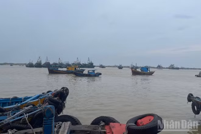 Cửa biển La Gi thường xuyên bồi lắng.