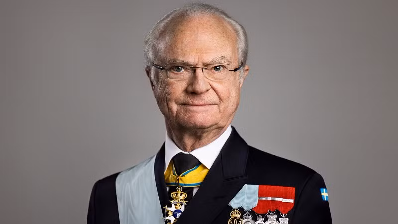Nhà vua Thụy Điển Carl XVI Gustaf. (Ảnh: Hoàng gia Thụy điển/Kungahuset)