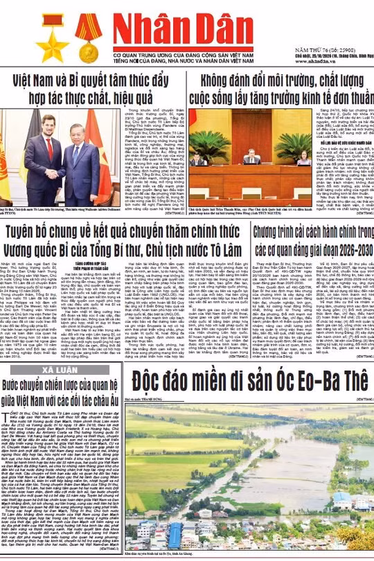Báo Nhân Dân số 25908