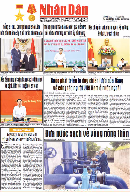 Báo Nhân Dân số 25878