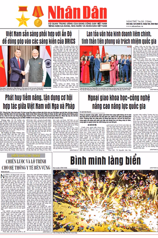 Báo Nhân Dân số 25866